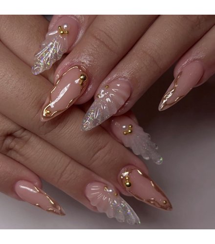 NA023 - Water Drop 3D Manicure Glam Nails NA023 - Water Drop 3D Manicure Glam Nails
